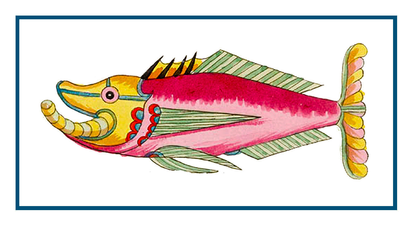 Fallour/'s Renard/'s Colorful Tropical Fish 5 Counted Cross Stitch Chart Pattern