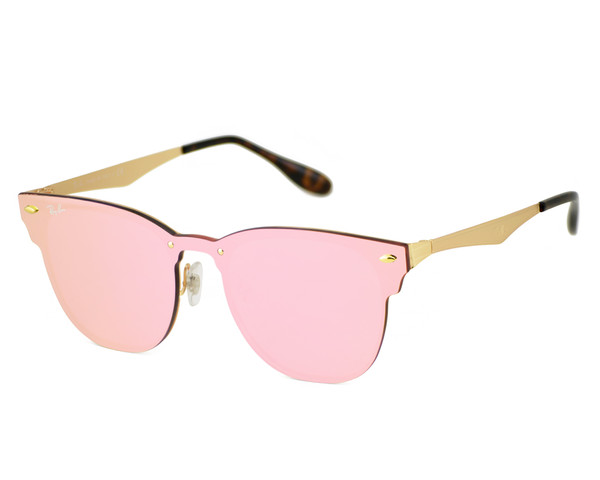 ray ban clubmaster pink mirror