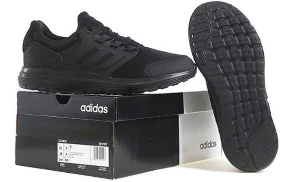Adidas Men GALAXY 4 Shoes Running Black 