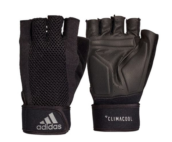 Adidas Women Climacool GYM Sports Gloves Black Running Fitness Half Glove  CF6137 | eBay