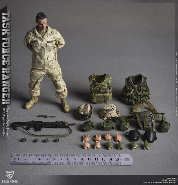 Crazy Figure 1//12 Multi-joint Male Soldier Figure Body Model Collecte Toy LT001