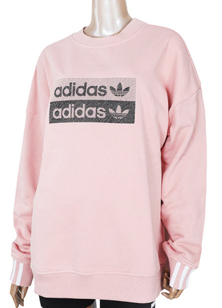 Adidas Women Sweatshirt L/S Shirts Pink 
