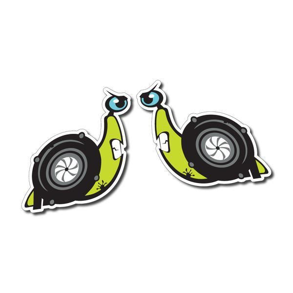 12/'/' or 14/'/' Turbo Snail Sticker Car Bumper Decal 9/'/'