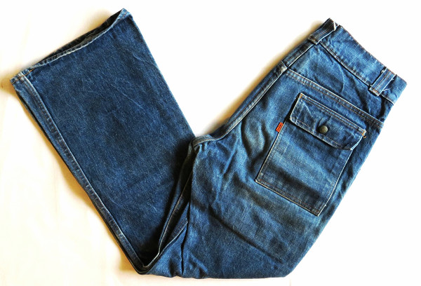Levis Denim Jeans Vintage 70's Safari 