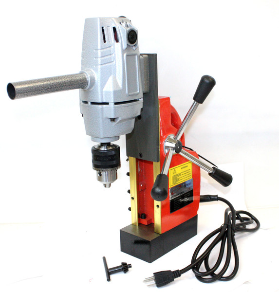1HP 750W Electric Magnetic Drill Press 1//2/" Boring 1910 LBS Force TableTop