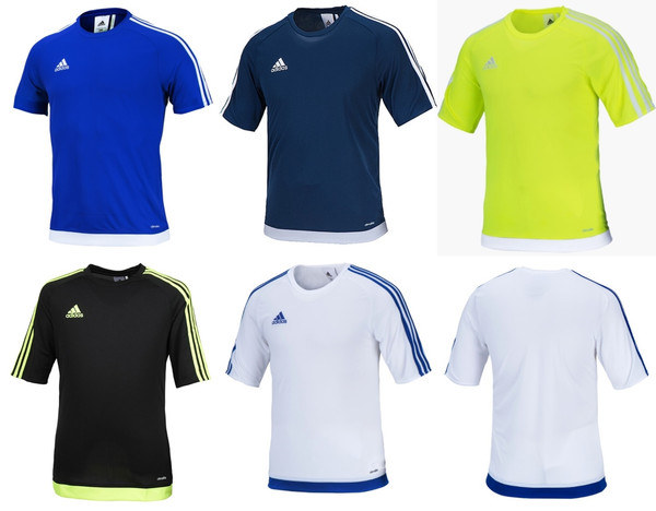 Adidas Men Estro 15 Short Sleeve T-Shirts Soccer Football Climalite Tee  Jersey3 | eBay