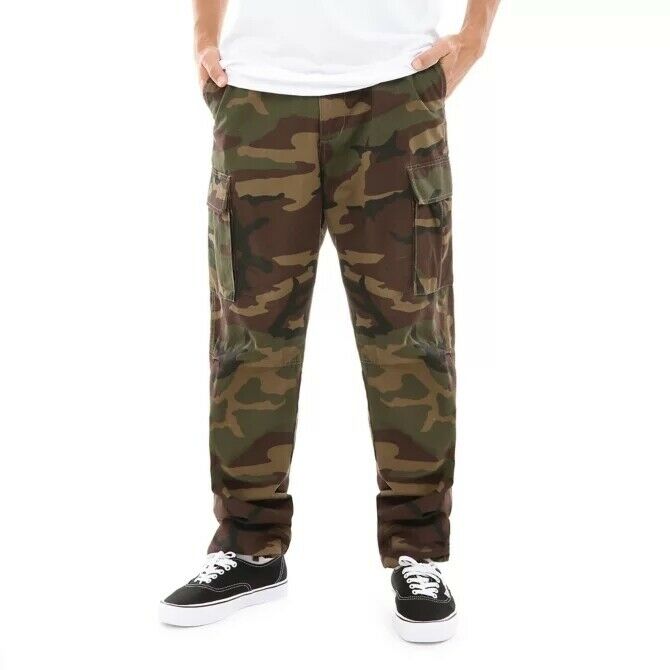 camo pants with checkered vans
