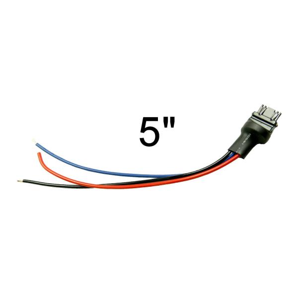 2pcs 3156/3157 Male Adapter Wiring Harness Headlight Tail