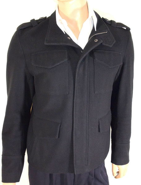 zara mens military coat