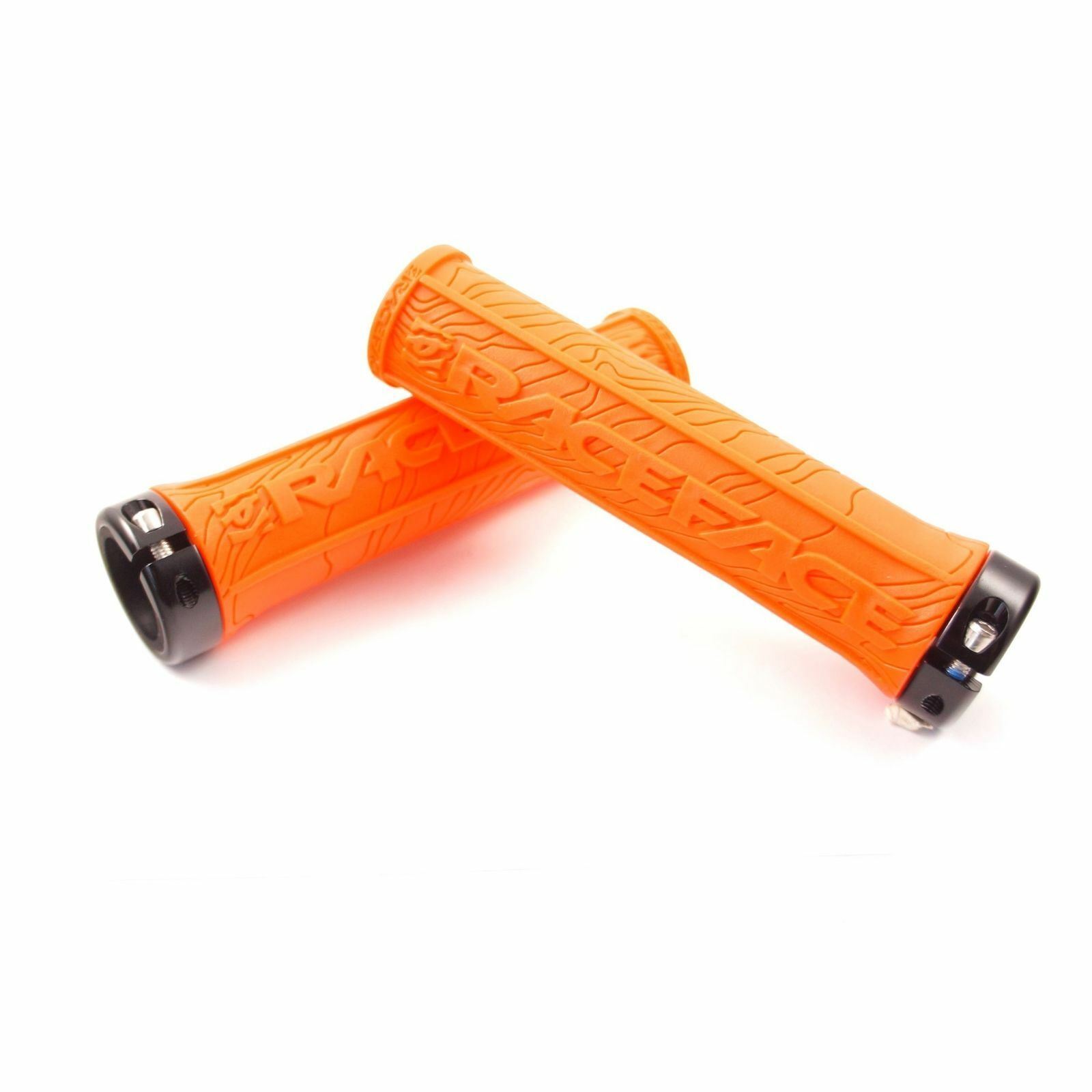 Race Face Half Nelson Lock-On Handlebar  Grip  MTB XC DH Orange-Black