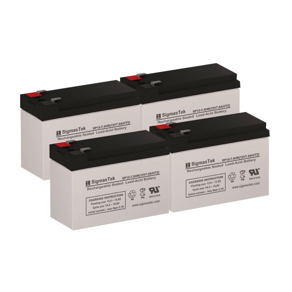 APC RBC31 Battery Replacement Kit - 4 Pack 12V 7AH High-Rate UPS Series ...