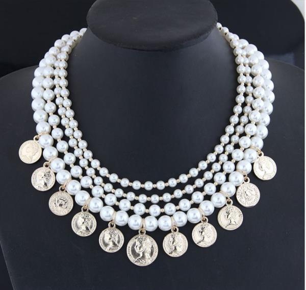 pearl choker necklace zara