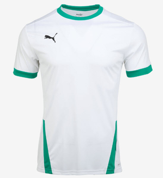 green and white puma shirt