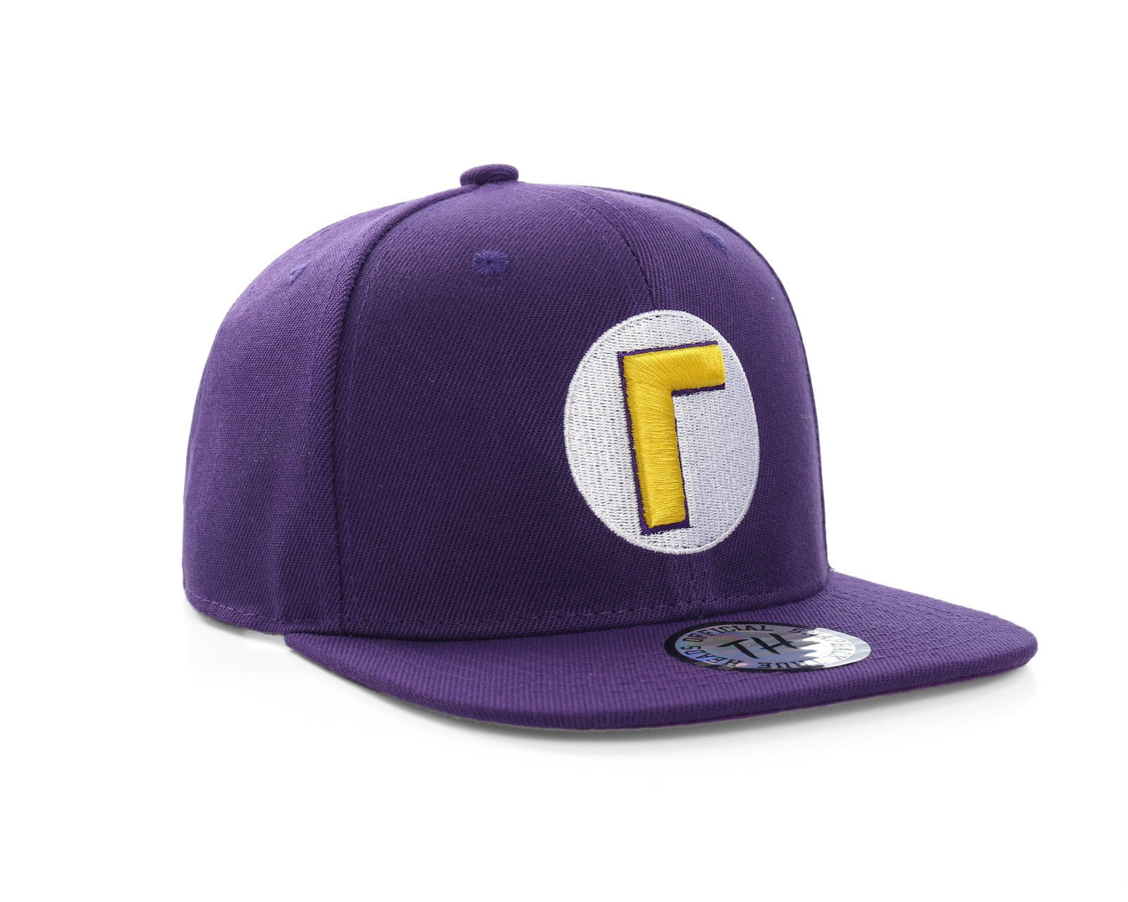 True Heads Snapback Waluigi Super Mario Bros Purple Baseball Cap | eBay
