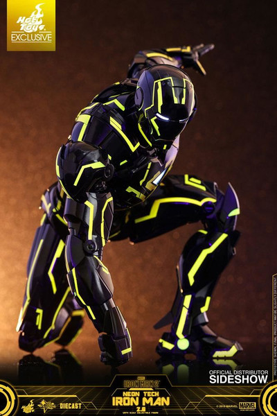 Diecast Neontech Black Yellow Iron Man Suit Mint In Box Ebay