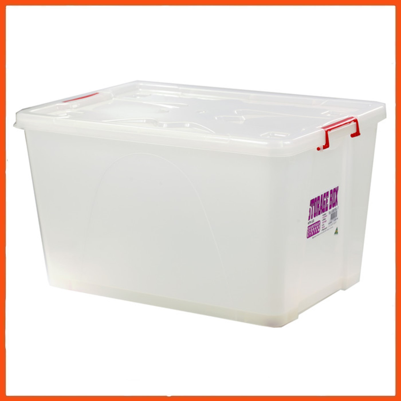 10 X Plastic Storage Containers 50l Australian Made Home Storage Boxes With Lids Ebay