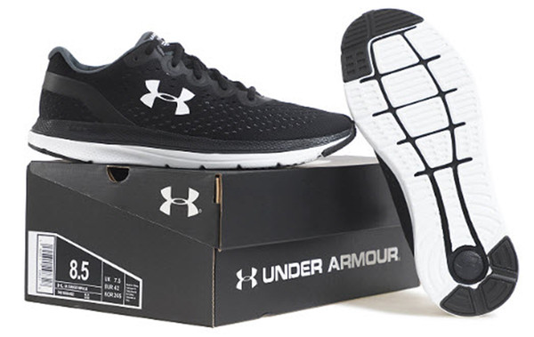 Under Armour Men Charged Impulse Shoes Running Black Sneakers Shoe ...
