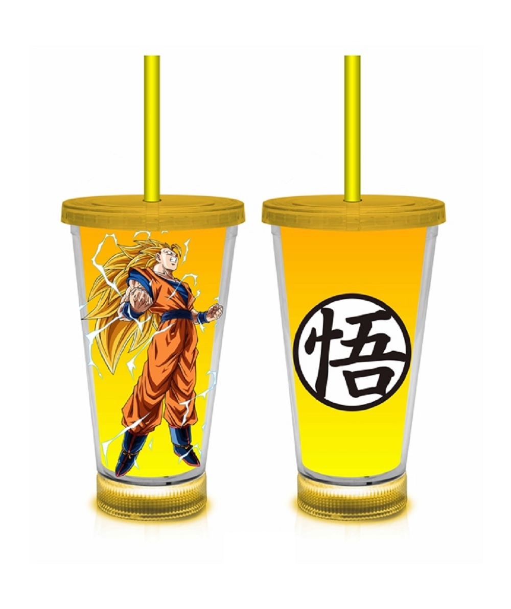 Dragon Ball Z Super Saiyan Goku Anime Tumbler Travel Cup