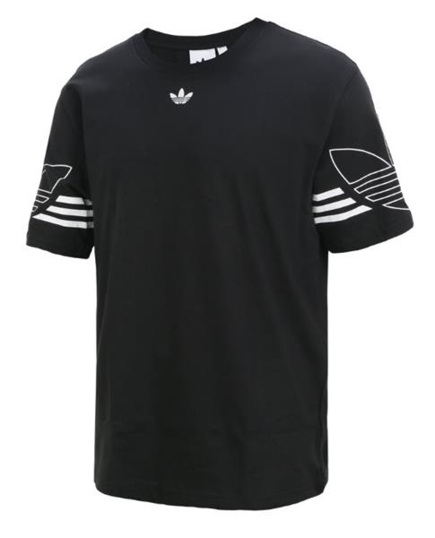 Adidas Men Originals Out-Line Shirts S/S Training Jersey Black Tee Shirt  DU8145 | eBay