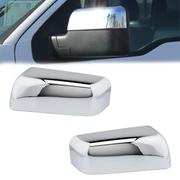 2004-2008 FORD F150/LINCOLN MARK LT Chrome Mirror COVERS Overlay POWER