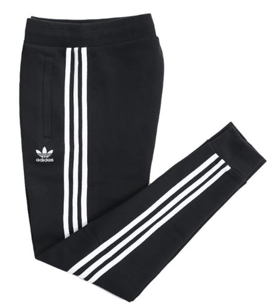 adidas black 3 stripe pants