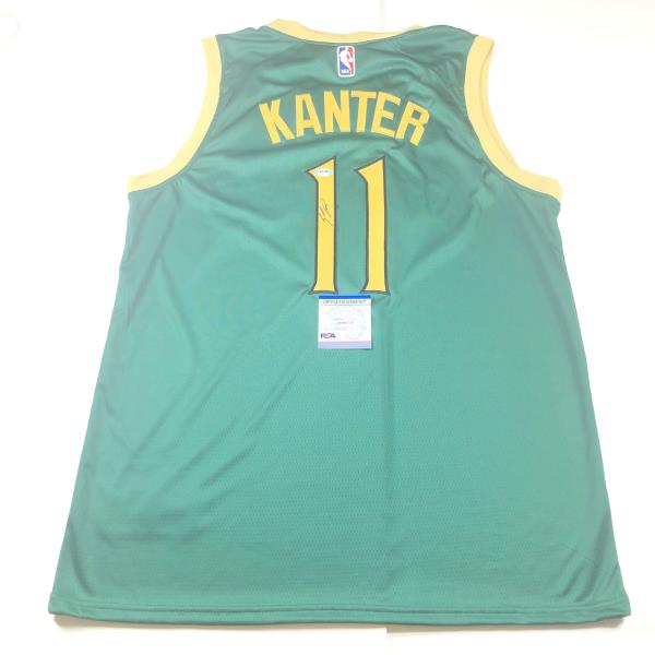 Details about Enes Kanter signed jersey PSA/DNA Boston Celtics Autographed Green