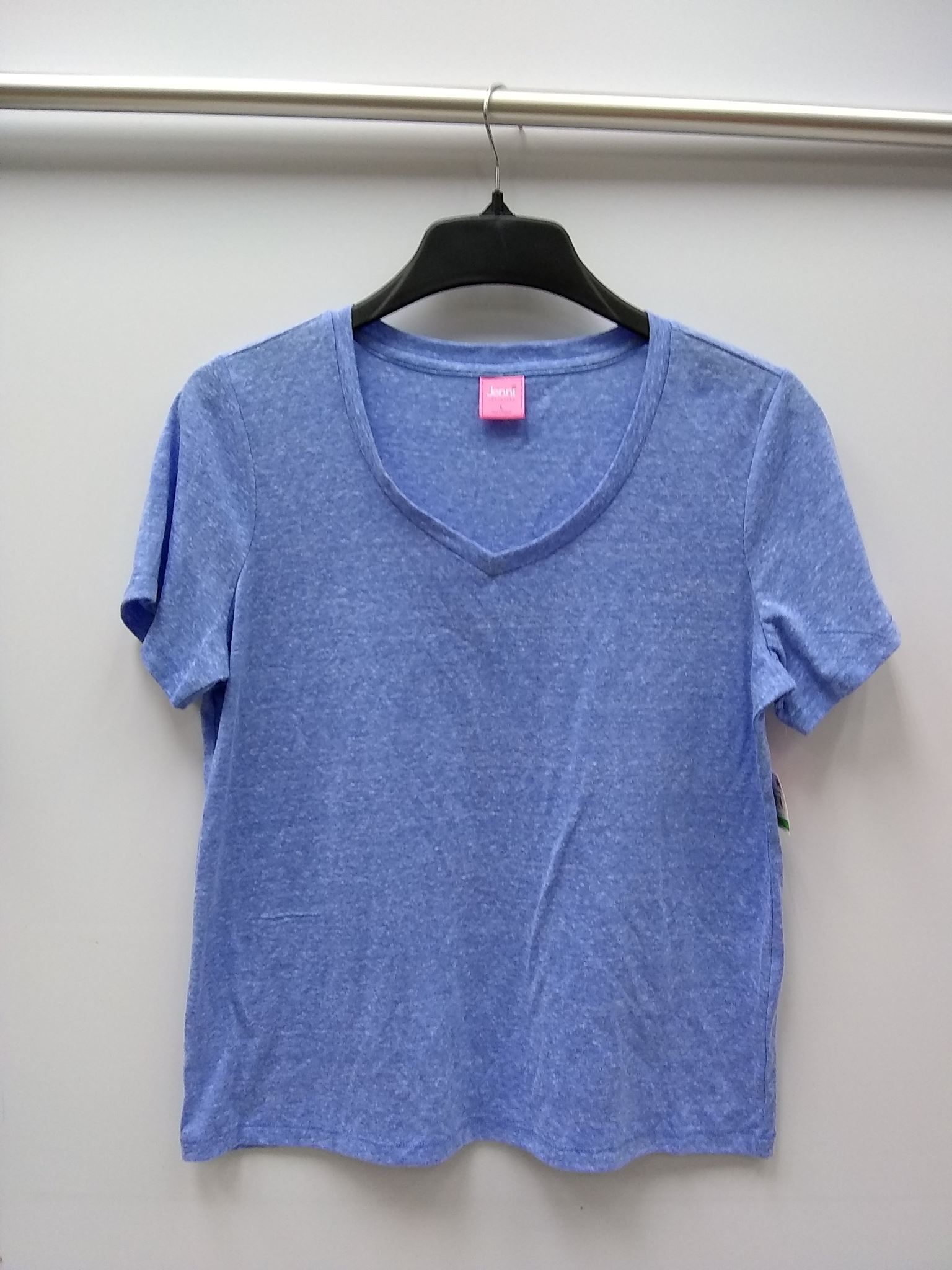 Jenni V-Neck Pajama T-Shirt Light Blue L -NEW WITHOUT TAG 608356828615 ...