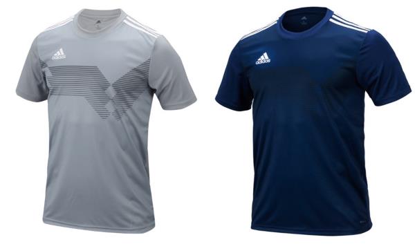 Adidas Men CAMPEON 19 T-Shirts Jersey Training Soccer Gray Top GYM ...