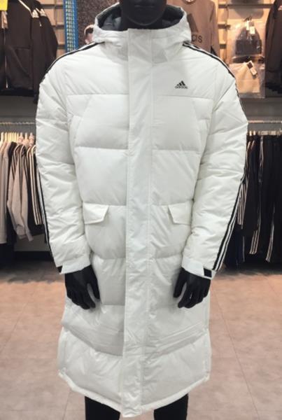 adidas long down winter jacket