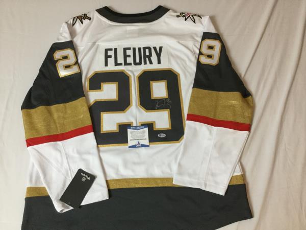 signed marc andre fleury jersey