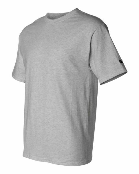 Champion Short Sleeve T Shirt Mens Adult Size Cotton Tee New Light Steel T425