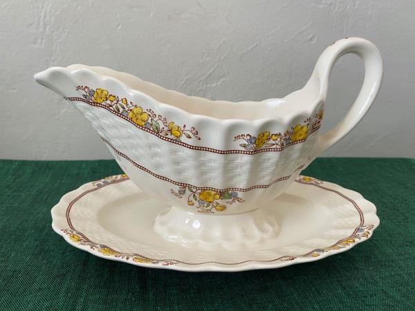 Spode BUTTERCUP GRAVY BOAT Free Shipping england Excellent Shape