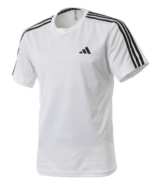 Adidas eBay | Base 3S Top White Men IB8151 T-Shirt Essentials Jersey Tee Casual Shirts