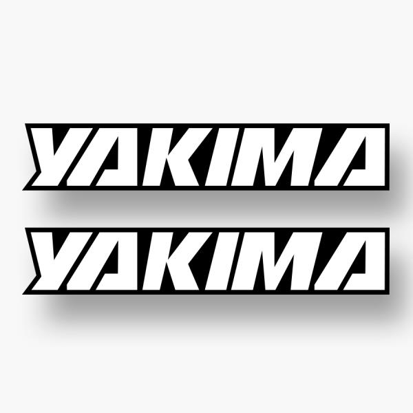 Yakima 7" 6" 4"  Vinyl decal weather proof 2 stickers many colors 
