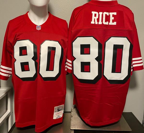 JERRY RICE '94 San Francisco 49ers MITCHELL & NESS Throwback ...