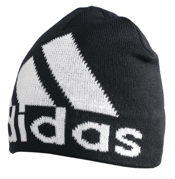 Adidas Beanie Big Logo Hat Winter Black 