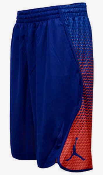 jordan red and blue shorts