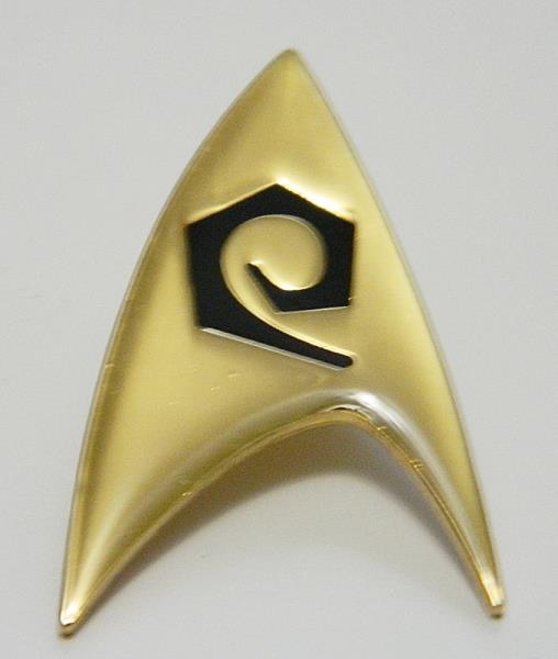 NEW UNUSED Star Trek Classic TV Series Klingon Logo Metal Enamel Pin Small