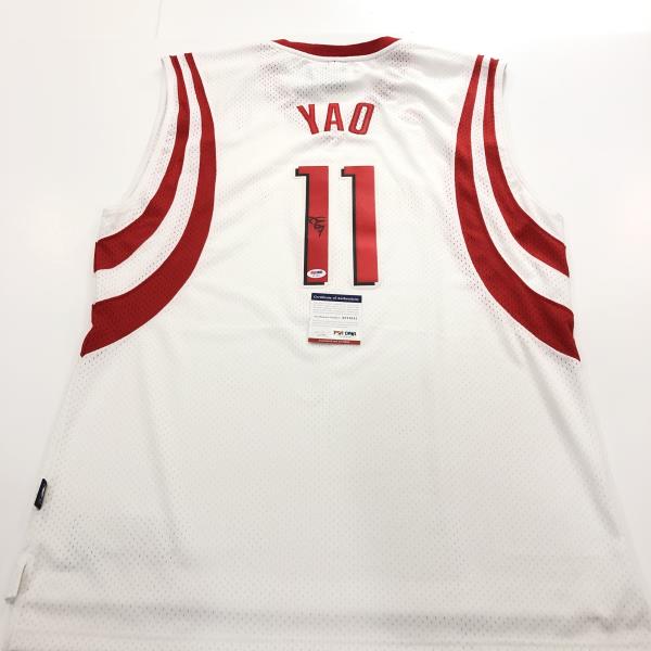yao ming autographed jersey