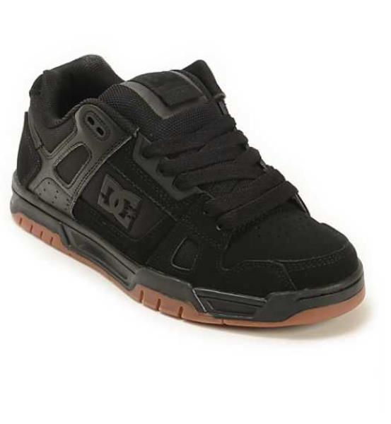 NEW MEN'S DC SHOES STAG IN BLACK GUM 