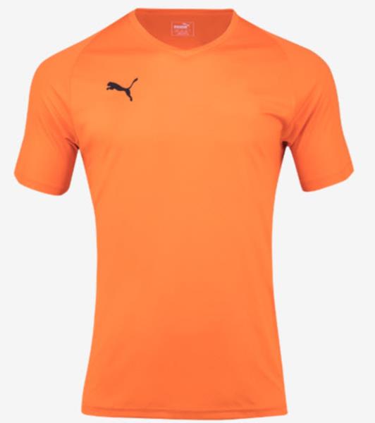 Running Jersey Orange Tee Top GYM Shirt 