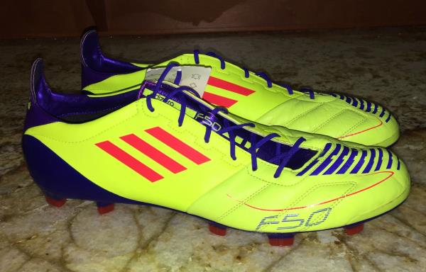yellow f50 boots
