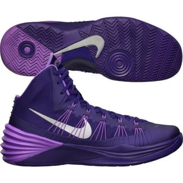 nike hyperdunk purple basketball shoes
