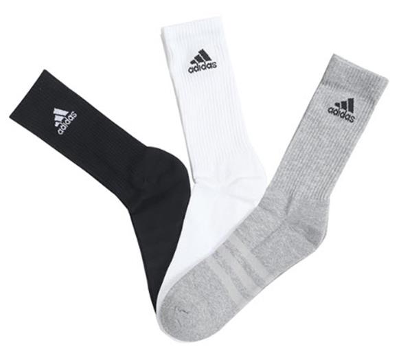 Adidas Men 3S PER Crew HC 3 Pairs Socks 