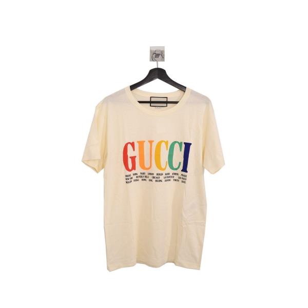 Gucci Rainbow Cities Print T Shirt 