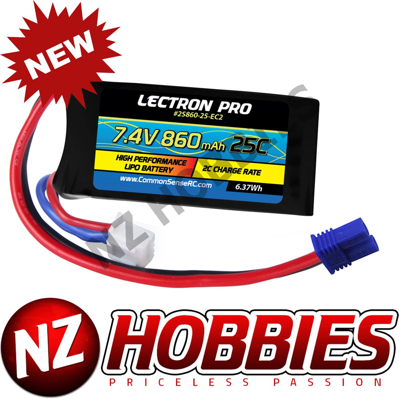 Lectron Pro 7.4v 2000mah 25c Lipo Battery With Xt60 Connector CSRC Adapter for sale online