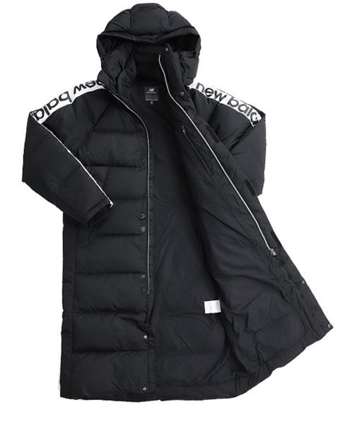 new balance hooded puffer jacket