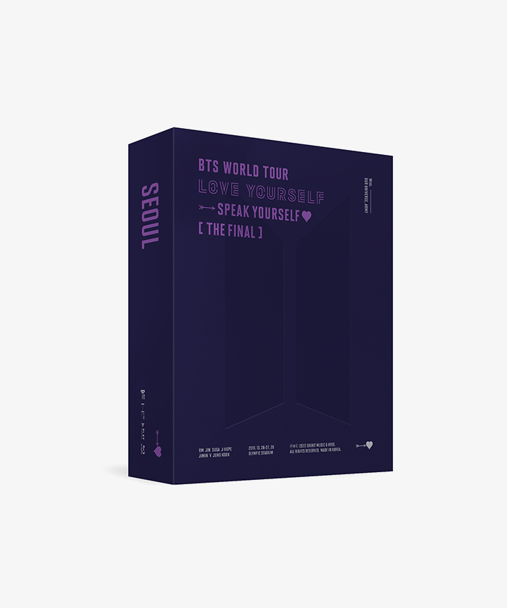 [BTS] WORLD TOUR ‘LOVE YOURSELF : SPEAK YOURSELF’ THE FINAL Blu-ray  Official MD