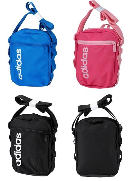 Adidas Linear Core Organizer Bags Black Blue Shoulder Cross Bag GYM Sacks  DT8627 | eBay