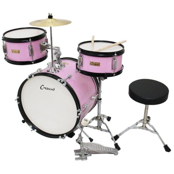 pink drum set for kids